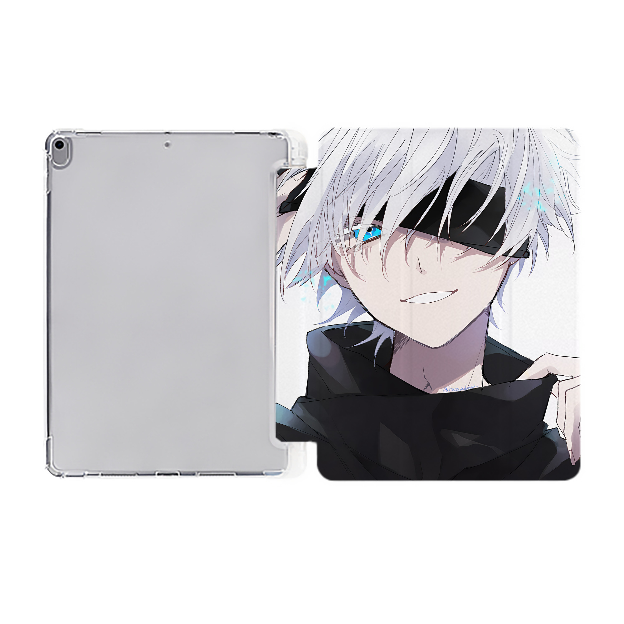 （画像用） SPY×FAMILY间谍家家酒 IPad ケース ペン収納付き 三つ折りスタンド PUレザー×シリコン 対応機種9.5/10.5/10.9インチ